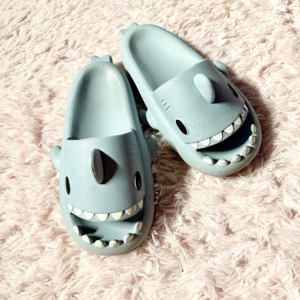 3D Quirky Kidcore Weird Whimsical Dopamine Foam Beach Slides Womens 9 Hipster